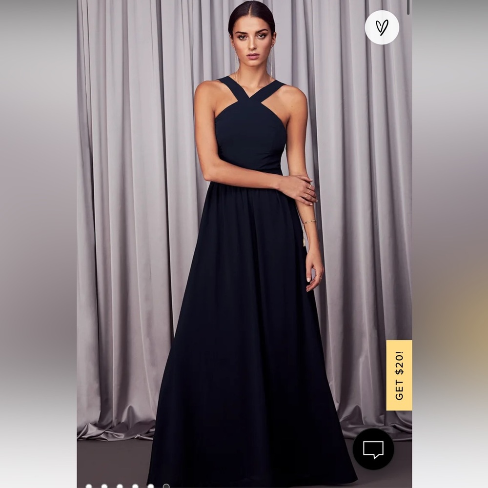 Lulus Navy Maxi Dress